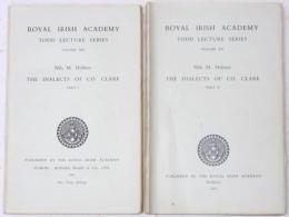 The Dialects of Co. Clare. [Royal Irish Academy. Todd Lecture Series. Volume XIX-XX]