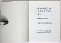 Readings in Linguistics I & II. Abridged Edition.
