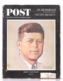 The Saturday Evening Post 1963年12月14日号　表紙：John F. Kennedy 1917-63 (J.F.ケネディ) (画 N.ロックウェル)
