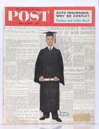 The Saturday Evening Post 1959年6月6日号　表紙：The Graduate: (卒業生) (画 N.ロックウェル)