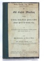 An Old English Miscellany. Containing a Bestiary，Bentish Sermons，Proberbs of Alfred，Religious Poems of the Thirteenth Century. From Manuscripts in the British Museum，Bodleian Library，Jesus College Library，etc. Edited with Introduction and Index of Words by the Rev. Richard Morris，LL.D.，
