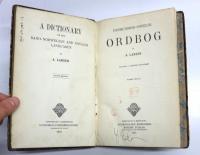 Dansk-Norsk-Engelsk Ordbog. / A dictionary of the Dano-Norwegian and English Languages by A.Larsen. Fourth Edition. Gennemset af Johannes Magnussen. デンマーク語 - ノルウェー語 - 英語辞書　