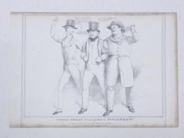 (ジョン・ドイル　リトグラフ)　No.143　Three Great Pillars of Government.