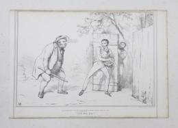 (ジョン・ドイル　リトグラフ)　No.140　Illustration of the Elegant and Expressive Phrase ”It’s no go”