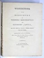 Woordenboek op de gedichten en verdere geschriften van Gijsbert Japicx，Als een vervolg op de II vorige deelen van dat werk，zamengesteld door E.Epkema. 

