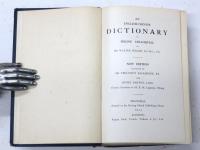 An English - Chinese Dictionary of Peking Colloquial. New Edition Enlarged by Sir Trelawny Backhouse and Sidney Barton.