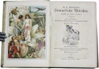 H.C.Andersen’s Sammtliche Marchen. Deutsch von Julius Reuscher. Illustriert von Ludwig Richter，Paul Thumann，Oscar Herrfurth，Theodor Hosemann，Graf Pocci und Oscar Pletsch. Dreiundzwanzigste Auflage. Mit uber hundert in den Text gedruckten Holzschnitt-Illustration，sechs Tonbildern und einem Buntbild. Folks Ausgabe.アンデルセン童話集　
