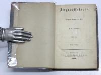 Improvisatoren. Original Roman i to Dele. Forste Deel [and] Anden Deel. 即興詩人　