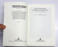 Text and Language in Medieval English Prose. A Festschrift for Tadao Kubouchi. [Studies in English Medieval Language and Literature 12] 中世英語散文におけるテクストと言語：久保内端郎記念論文集　
