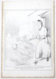 (ジョン・ドイル　リトグラフ)　No.163　Dame Partington and the Ocean of Reform.