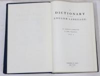 A Dictionary of the English Language... The Fourth Edition，Revised by the Author. ジョンソン英語辞典　４版（復刻版）　