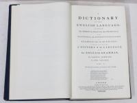 A Dictionary of the English Language... The Fourth Edition，Revised by the Author. ジョンソン英語辞典　４版（復刻版）　