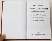 The Concise Oxford Dictionary of Current English. 1911 First edition. With an Introduction by David Crystal. コンサイスオックスフォード英語辞典　初版復刻版　
