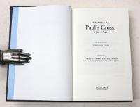 Sermons at Paul’s Cross，1521-1642. Edited by Torrance Kirby，P. G. Stanwood，Mary Morrissey，and John N. King.