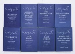 [The Cornell Yeats] The Death of Cuchulain; Michael Robartes and the Dancer; The winding stair (1929); The wild swans at Coole; The tower (1928); New poems; Last poems; Words for music perhaps and other poems. 
