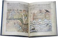 The Holkham Bible Picture Book [with] Commentary by Michelle P.Brown. 
ホーカム聖書　大英図書館蔵写本ファクシミリ版　附ミシェル P.ブラウンによる解説書　