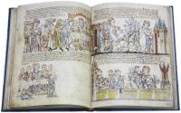 The Holkham Bible Picture Book [with] Commentary by Michelle P.Brown. 
ホーカム聖書　大英図書館蔵写本ファクシミリ版　附ミシェル P.ブラウンによる解説書　
