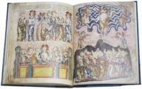 The Holkham Bible Picture Book [with] Commentary by Michelle P.Brown. 
ホーカム聖書　大英図書館蔵写本ファクシミリ版　附ミシェル P.ブラウンによる解説書　