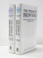 The Poems of Browning. Vol.I: 1826-1840，vol.II: 1841-1846. [Longman Annotated English Poets] ロバート・ブラウニング詩集　