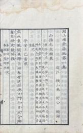 湖山楼詩屏風 第一集・第二集