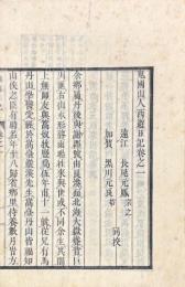 鬼国山人西遊日記 一巻 附順正楼丙申集