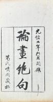 青霞館論画絶句一百首 一巻