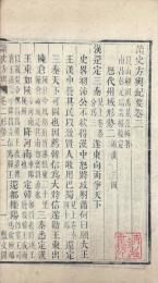 読史方輿紀要 一百三十巻 輿図要覧 四巻