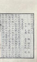 魏叔子文選要 三巻