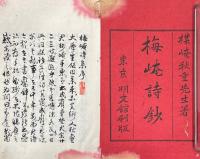 梅崦詩鈔 二巻