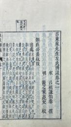 呂東萊先生左氏博議 十二巻