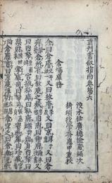重刊書叙指南 二十巻