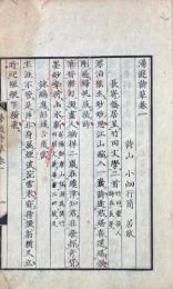 漫遊詩草 巻一