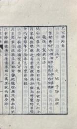 名家詩録 二巻