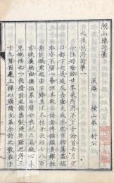 火後憶得詩 一巻（湖山楼詩稿）