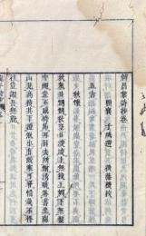 韓蘇詩鈔（韓昌黎詩鈔 四巻、東坡詩鈔 三巻）