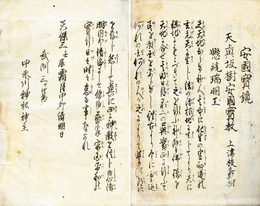 天真坂樹安国宝鏡