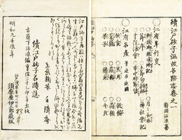 再校江戸砂子・続江戸砂子