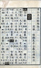 事物異名類篇