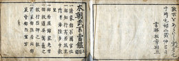 本朝武系当鑑　上