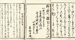 新説野路の諺言　内題・野路の多和事