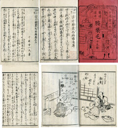 奥羽道中膝栗毛　全15冊の内　初編中巻・五編下巻欠