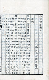 三律庶要　２巻