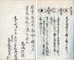 眼療秘書　外題・眼療秘訣