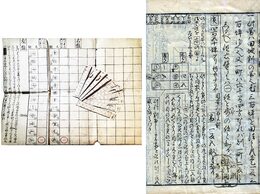 籌算指南　付算盤（左右）　籌10枚付