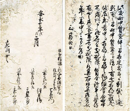 質惣代願書写并返答控　