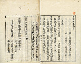 酉陽雑組　20巻続集10巻