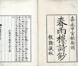 春雨楼詩鈔　9巻