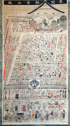 東栄戯臺之図　市村座