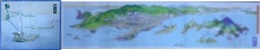 鳥瞰図　鞆之浦　吉田初三郎　（内題：日東第一形勝鞆の浦）