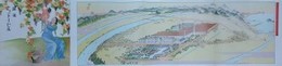 鳥瞰図　躍進ブドーセル　吉田初三郎　（内題：躍進ブドーセル製造元山直毛織工場鳥瞰図）